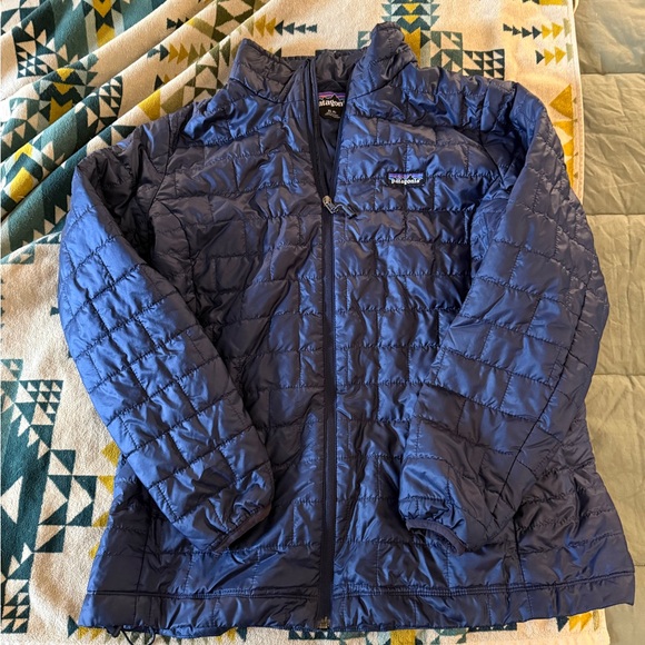 Navy Nano Puff Quilted Jacket - Picture 6 of 7
